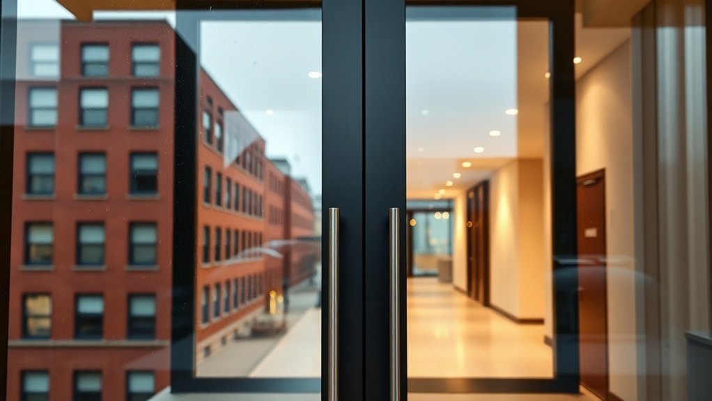 Glass Doors Tally Ho Corner